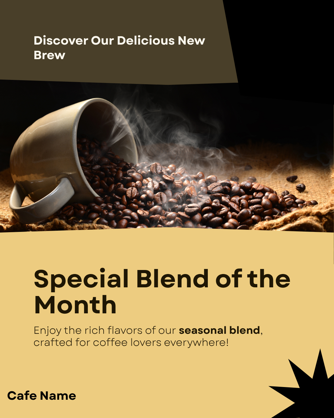 Coffee Shop Canva Template Bundle – 20 Editable Instagram Designs