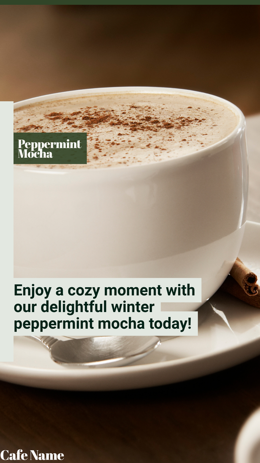 Coffee Shop Canva Template Bundle – 20 Editable Instagram Designs